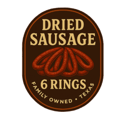 Dried Sausage 6 Rings Quality Seal