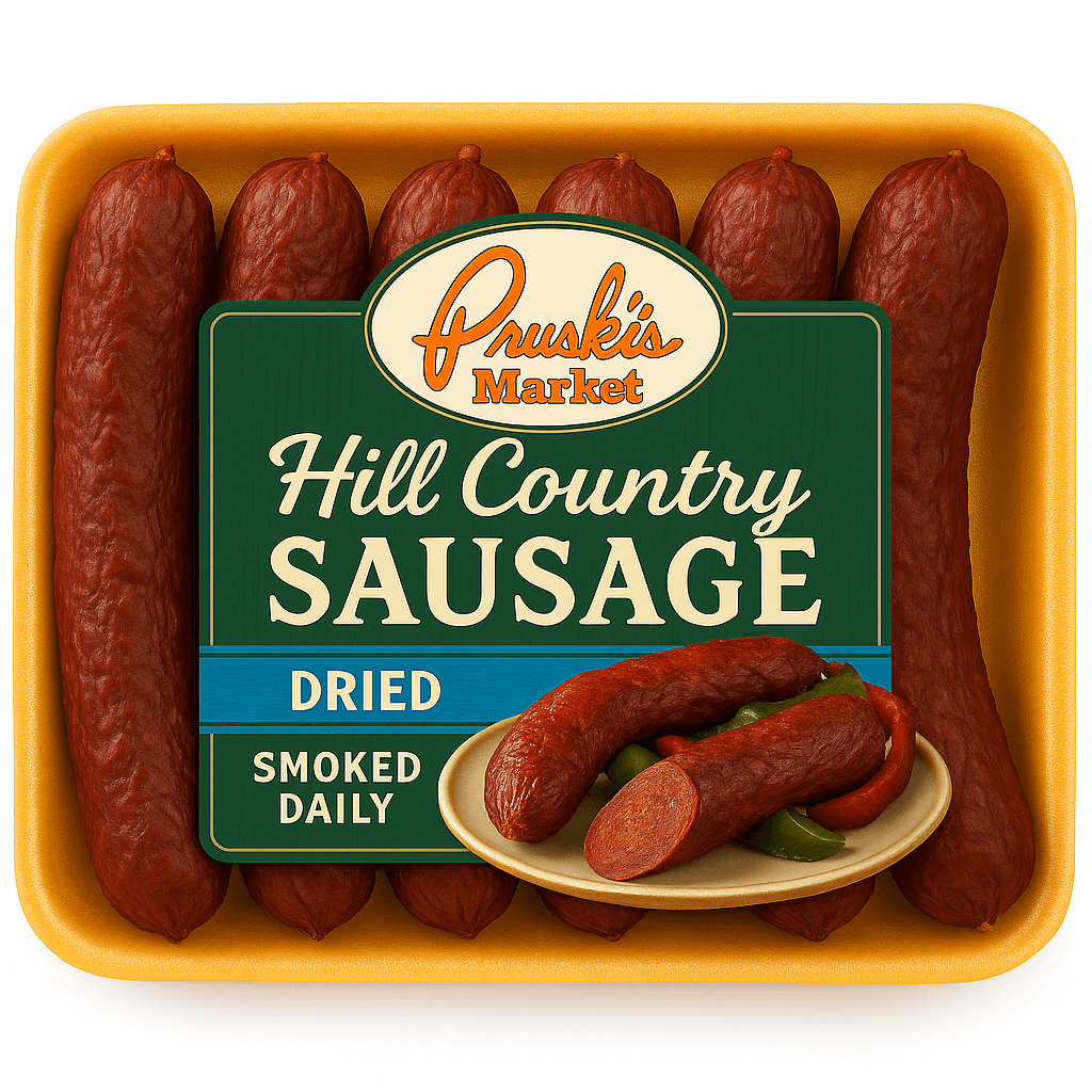Pruski's Market Hill Country Dried Sausage 6 Rings